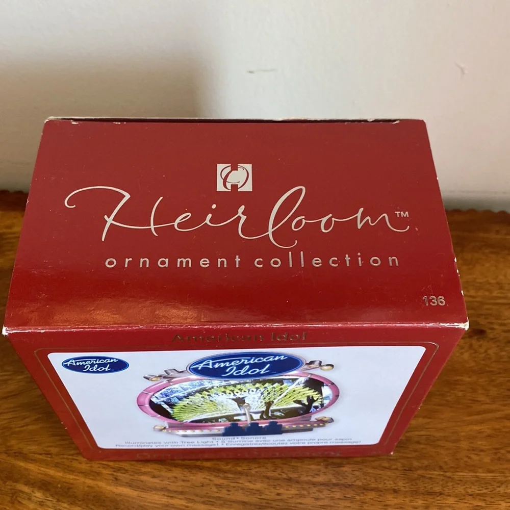 Vintage 2008 Carlton Cards American Idol Musical Ornament Boxed